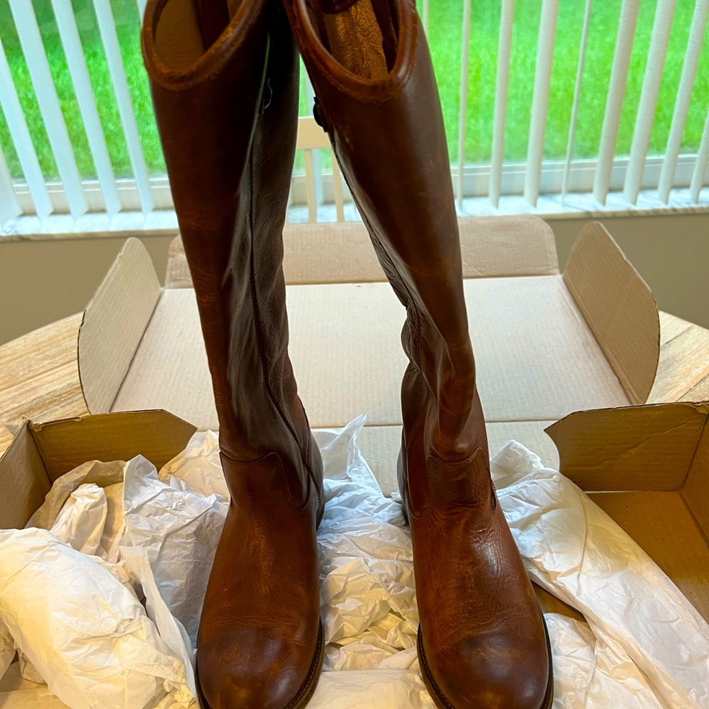 Frye Melissa button boots